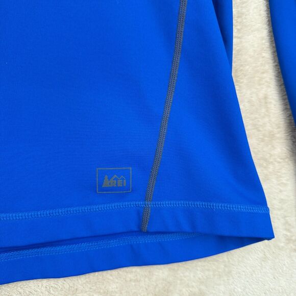 REI Co-Op Hiking Shirt Mens‎ XL Blue Base Layer Activewear Outdoor Long Sleeve - Picture 6 of 12